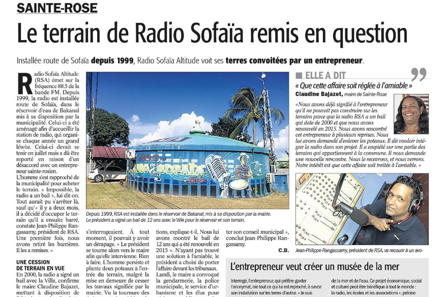 Un entrepreneur convoite les terres